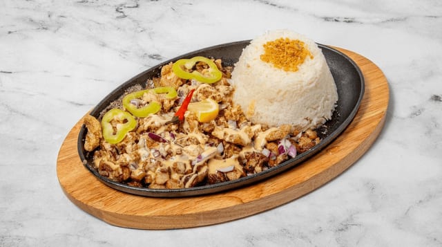 Sizzling Pork Sisig.
